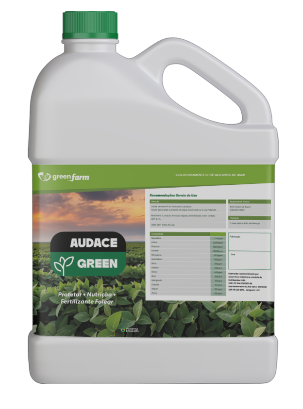 Embalagem do produto Audace Green da Green Farm