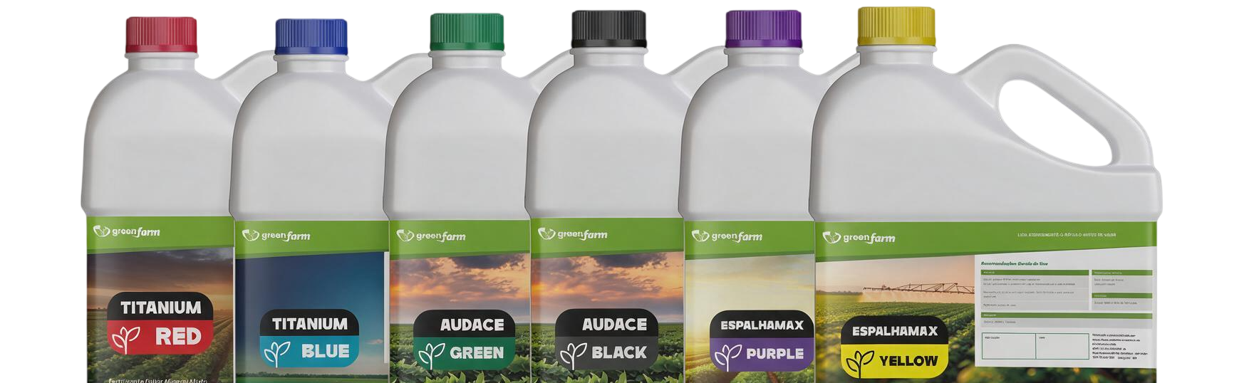 Linha completa de produtos Green Farm