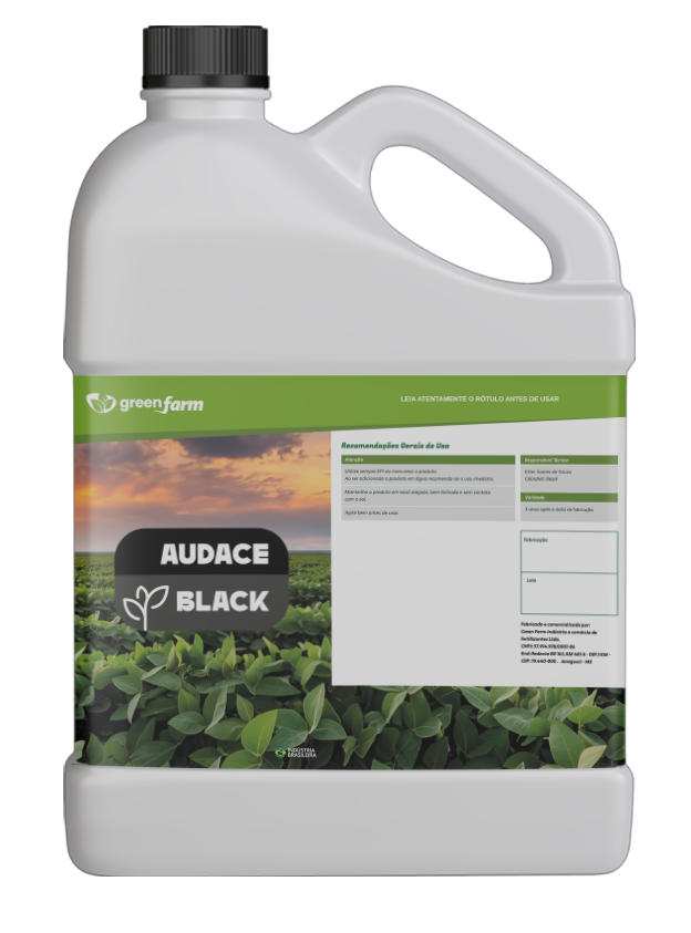 Embalagem do produto Audace Black da Green Farm