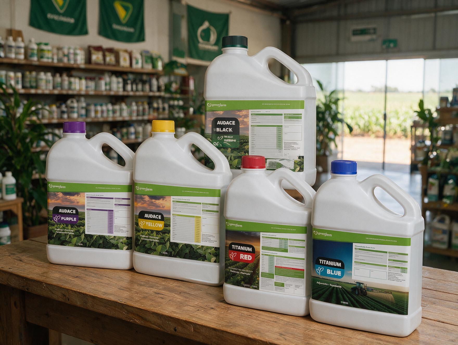 Linha de produtos Green Farm em loja agrícola